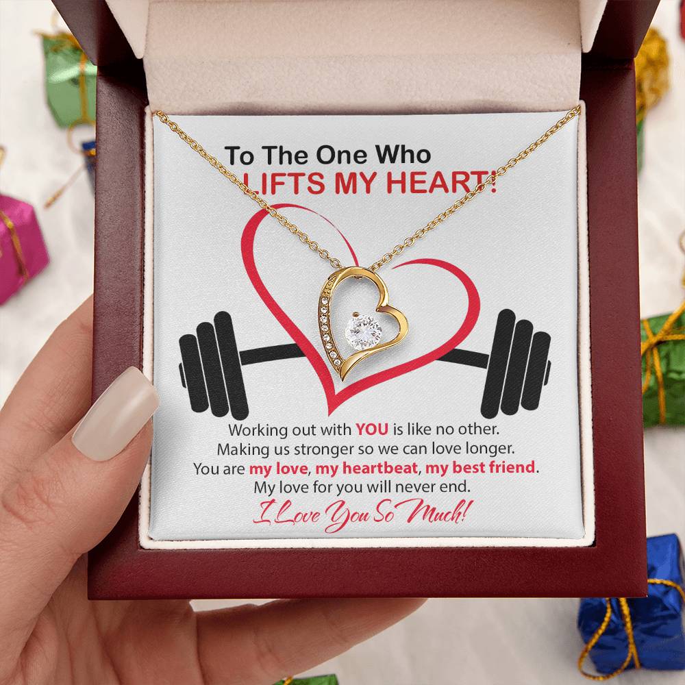 Forever Love Lifts My Heart! Forever Love Necklace