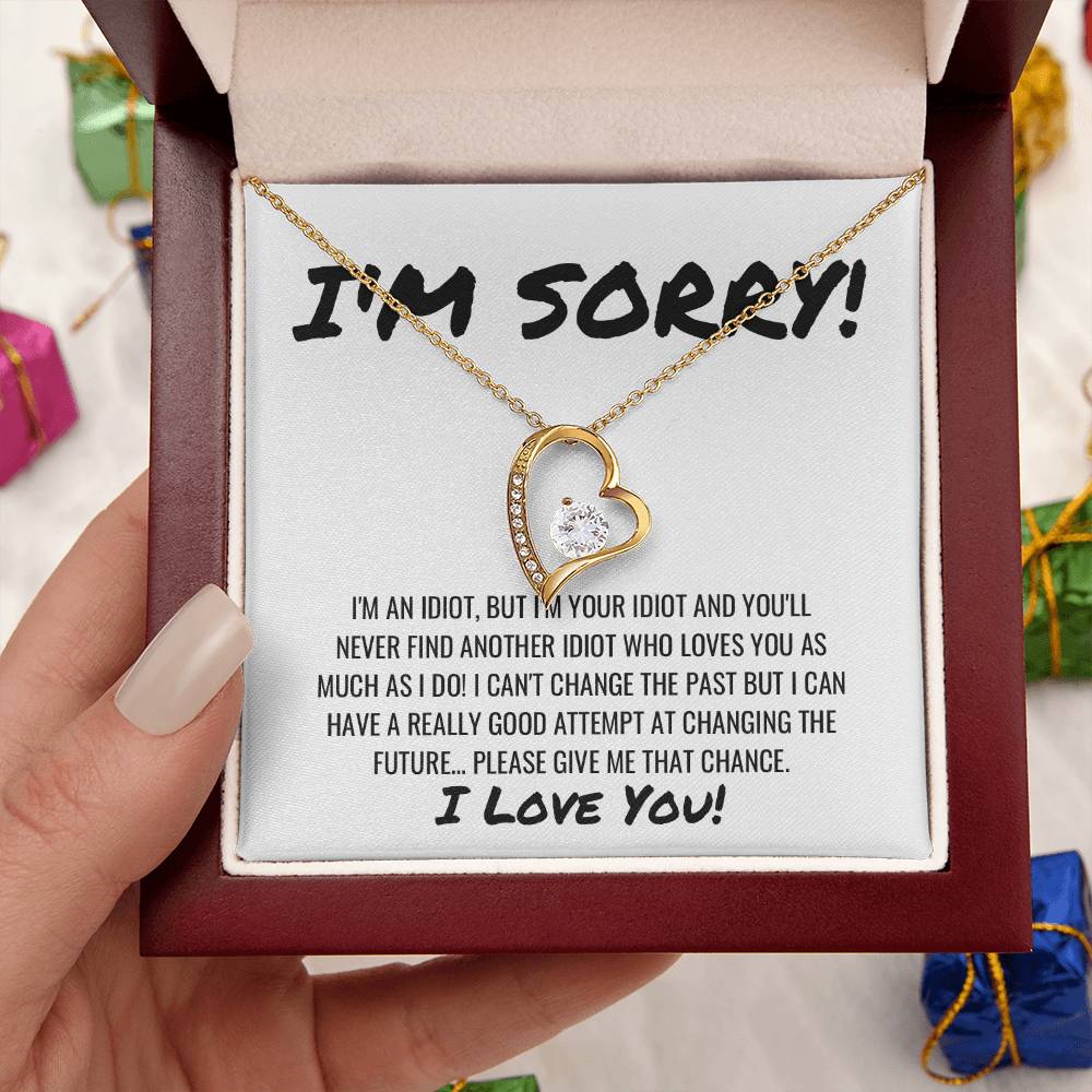 Sorry Apology 1 Forever Love Necklace