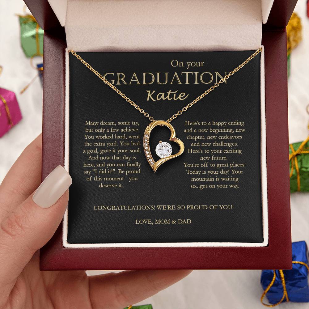 On Your Graduation Katie Forever Necklace 1 Forever Love Necklace