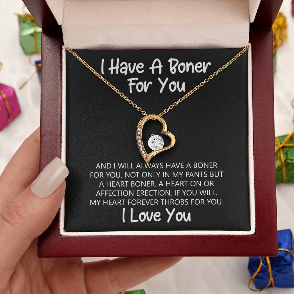 I Have A Heart On For You And Always Will - Forever Love Necklace Forever Love Necklace