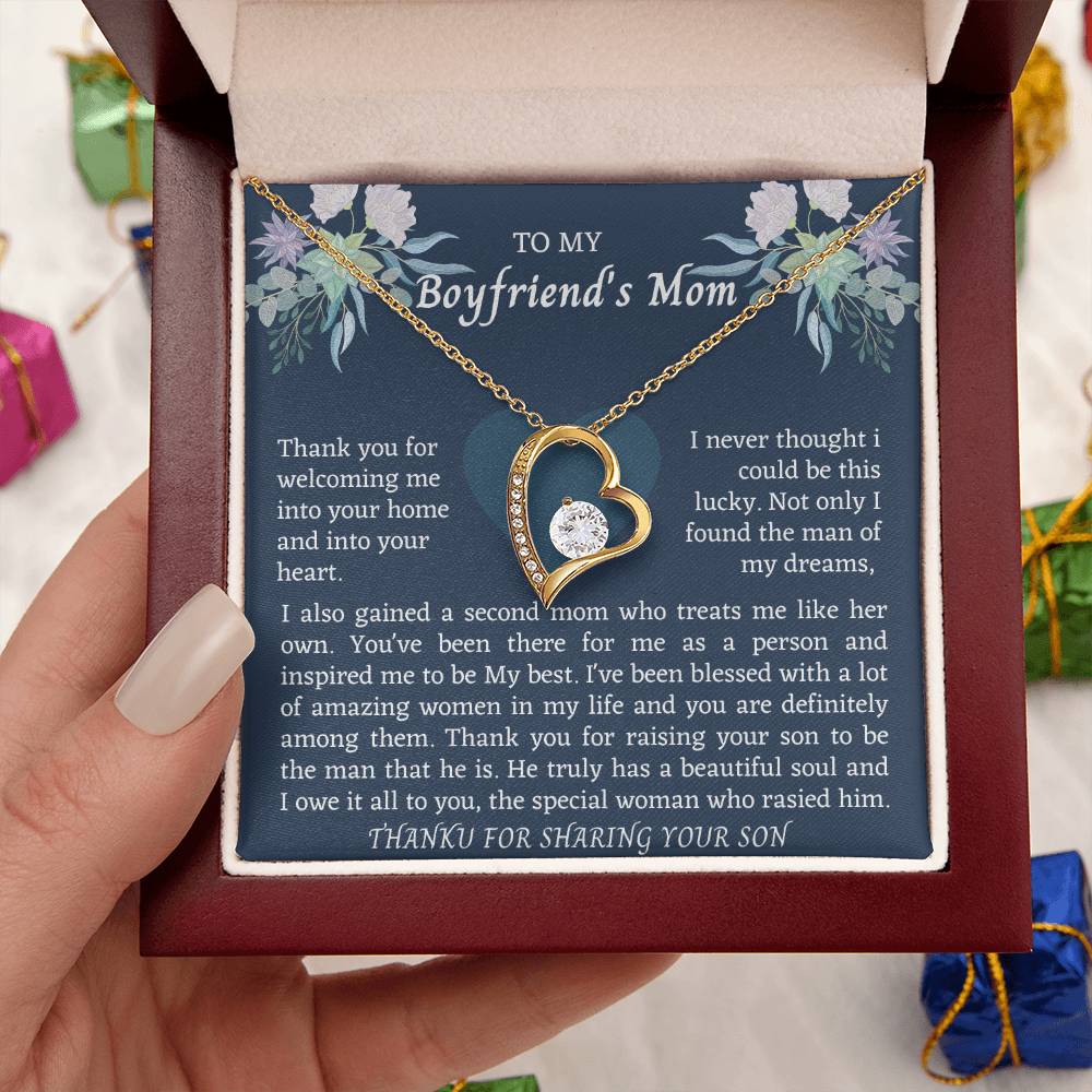 Forever Necklace Boyfriends Mom Forever Love Necklace