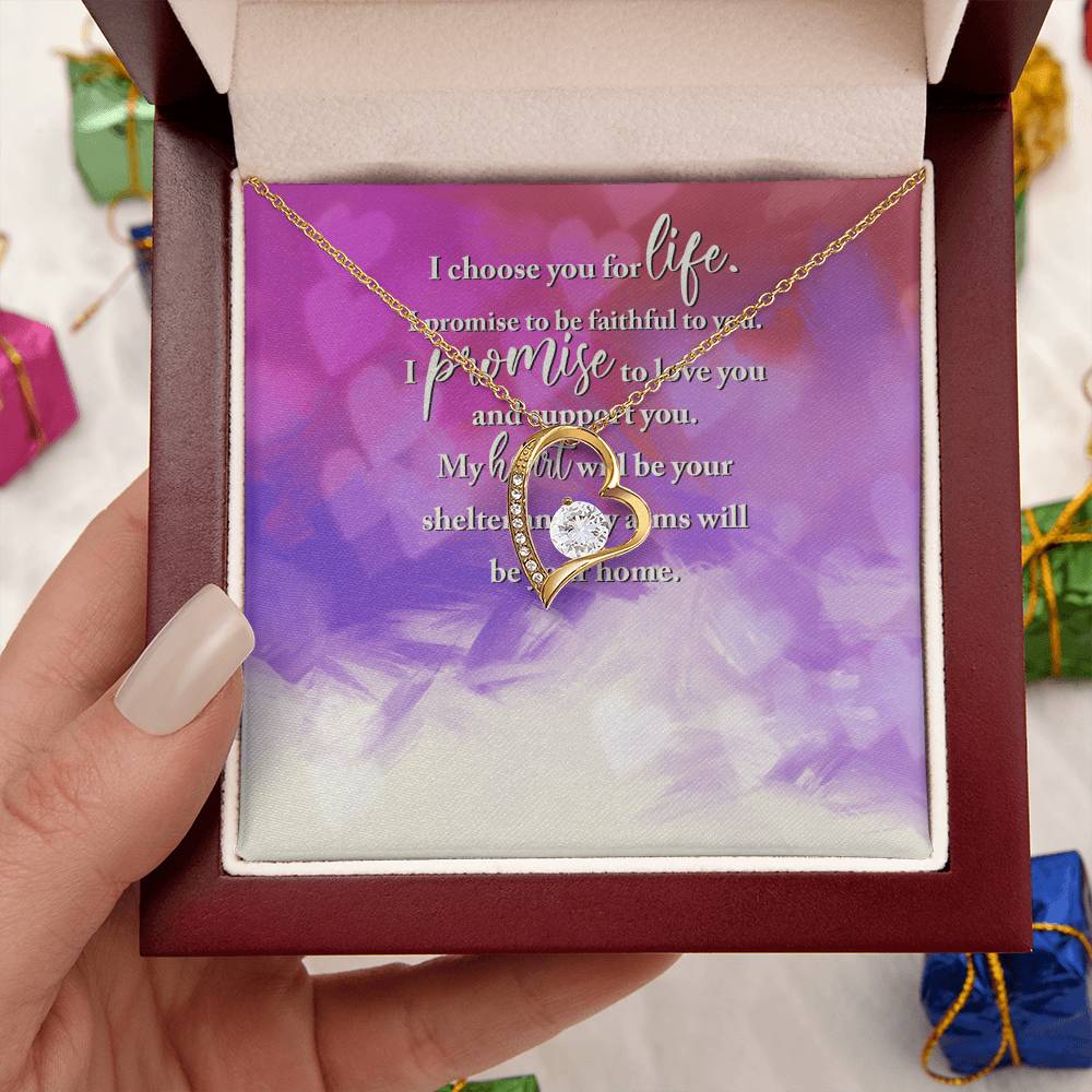 I Choose You For Life - Forever Love Necklace Forever Love Necklace