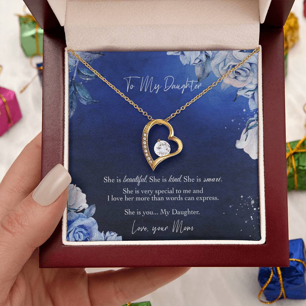 The Perfect Gift That Will Melt Your Daughter's Heart! Forever Love Necklace