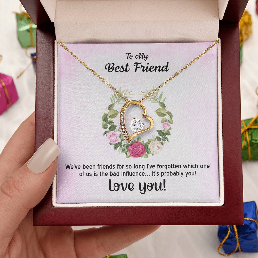 To My Best Friend Necklace Forever Love Necklace