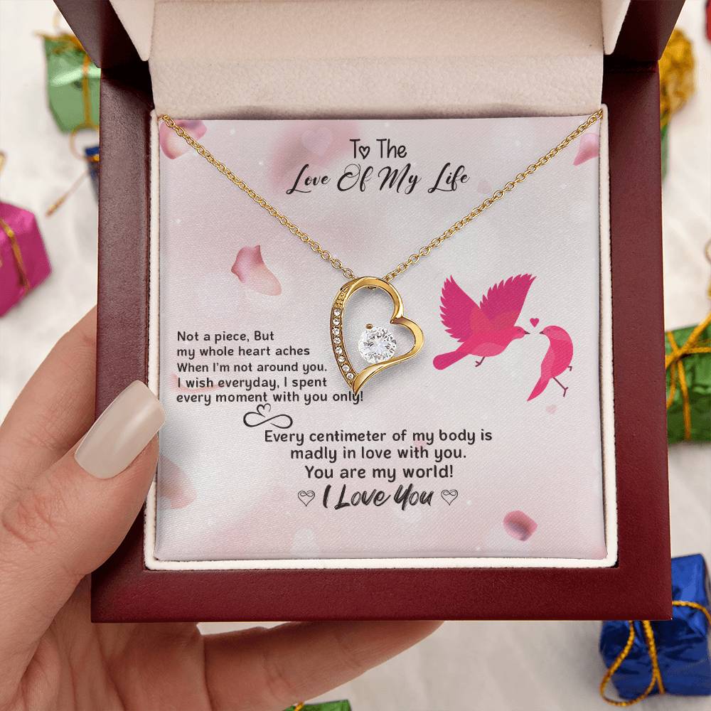 You Are My World To Love 1 Forever Love Necklace