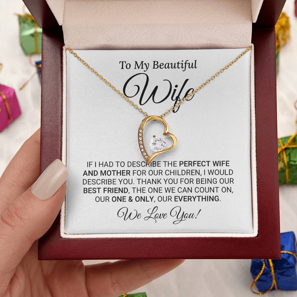 Heartfelt Mother's Day Gift For Wife 1 Forever Love Necklace