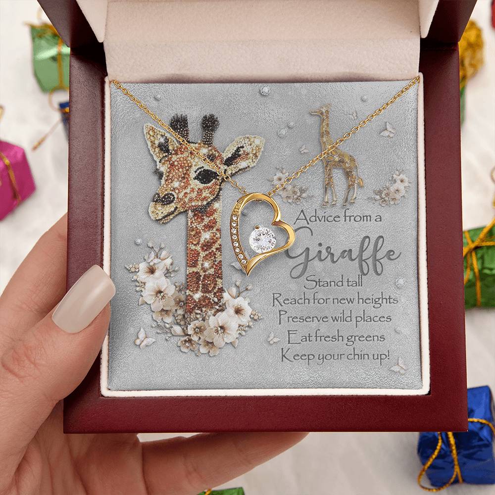 Mother Daughter Giraffe Necklace Daughter Gift From Mom To My Daughter Daughters Birthday Forever Love Necklace