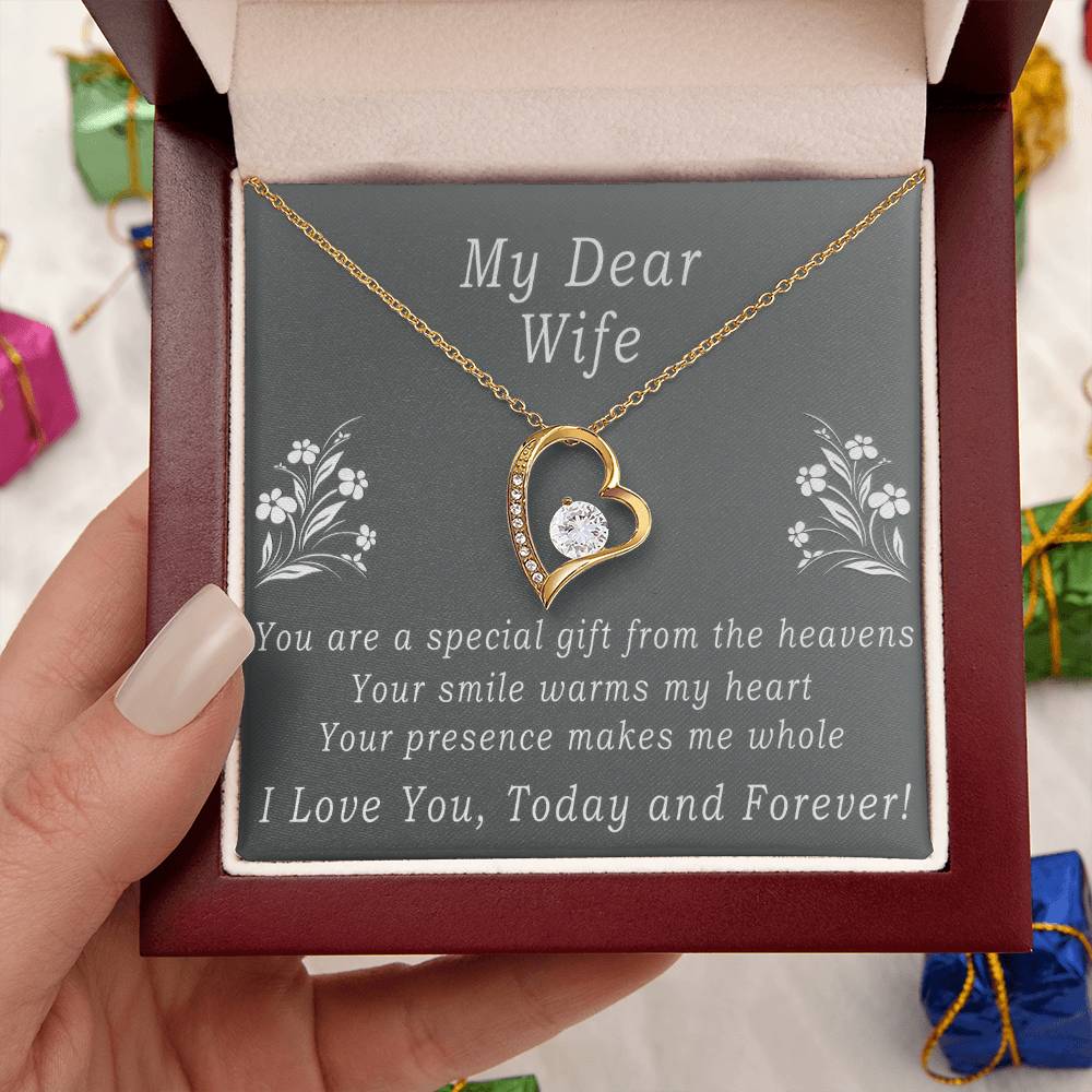 I Love You Today & Forever Necklace Forever Love Necklace