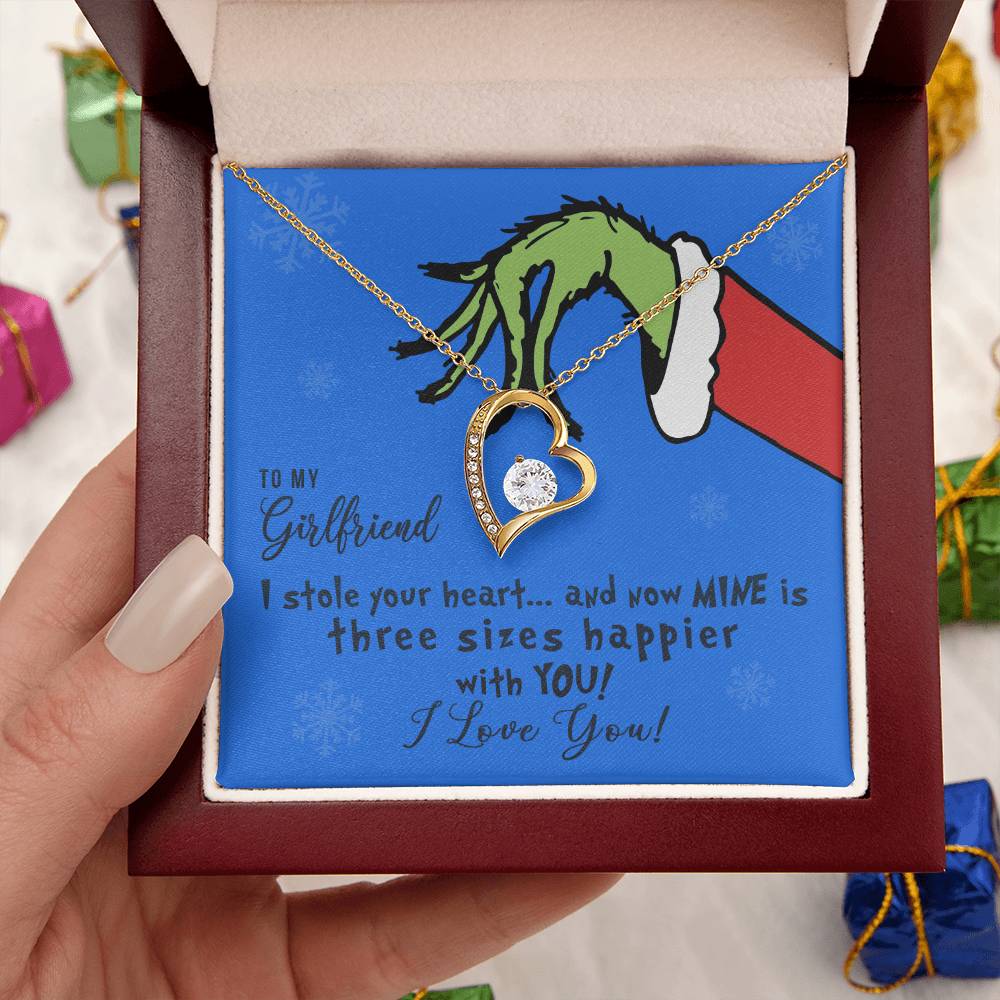 Initials Hearts Pendant Necklace Promise To My Girlfriend For Couples Birthday Gift For Girlfriendwife Anniversary Forever Love Necklace