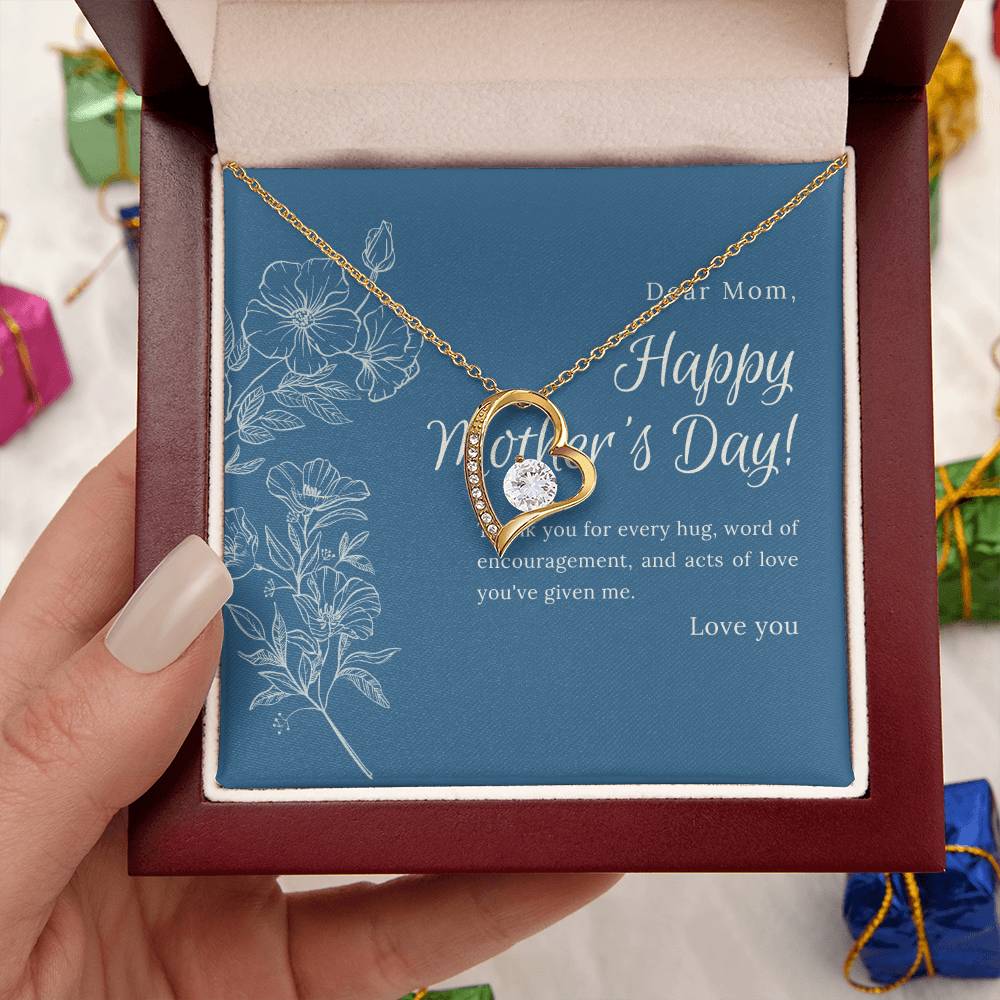 Forever Love Necklace Happy Mother's Day Forever Love Necklace
