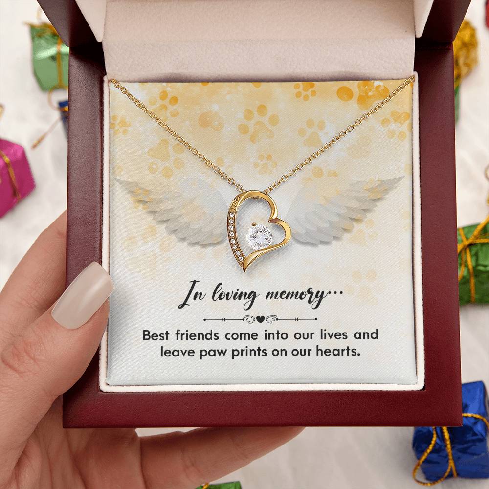 In Loving Memory Best Friends Come Into Necklace 1 Forever Love Necklace