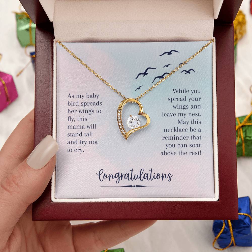To My Daughter Beautiful Chapters Daughter Necklace Gift For Daughter Xmas Christmas Daughter Gift From Mom Forever Love Necklace
