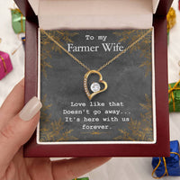 To My Farmer Wife Necklace Forever Love Necklace
