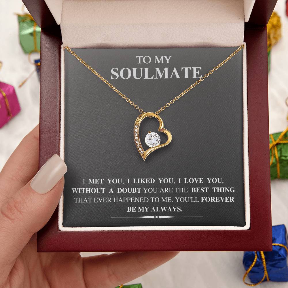 To My Soulmate - Forever Love Necklace 1 Forever Love Necklace