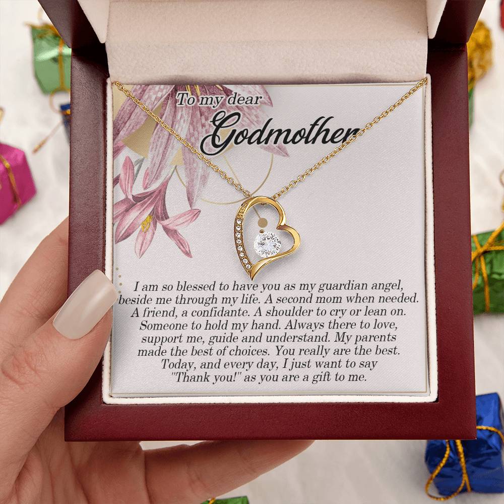 My Godmother Necklace Giftnecklace Gift For Godmother Godmother Forever Love Necklace Godmother Wedding Gift Godmother Of The Bride Forever Love Necklace