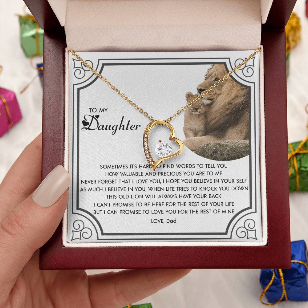 Daughter Gift Forever Love Necklace