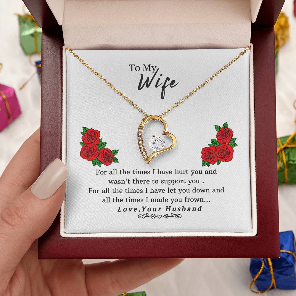 To My Wifeforever 1 Forever Love Necklace