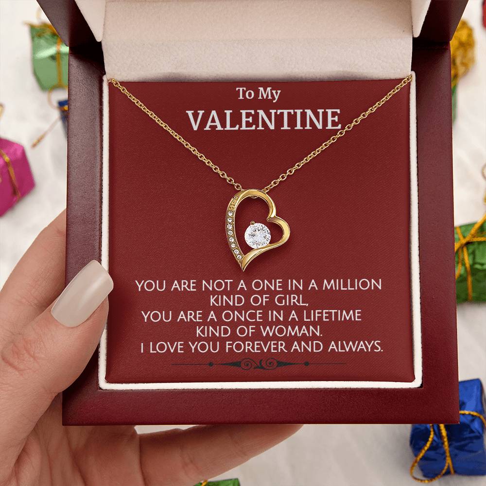 To My Valentine Forever Love Necklace