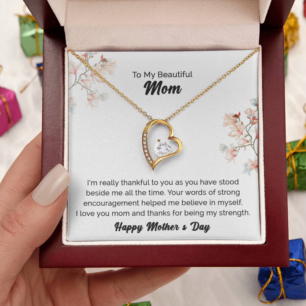 Mother's Day Gift For Mom Gift From Son Gift From Daughter 1 Forever Love Necklace