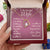 To My Wife Love Your Husband - Last Everything Necklace - To My Wife Necklace Anniversary Gift For Wife Forever Love Necklace