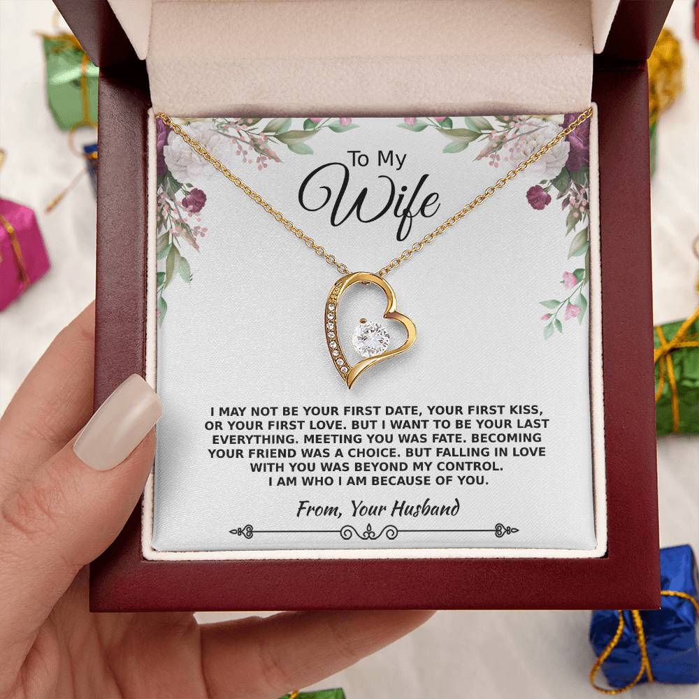 To My Wife - Your Last Everything - Necklace 2 Forever Love Necklace