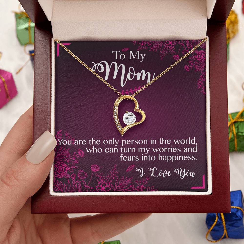 To My Mom 6 Forever Love Necklace