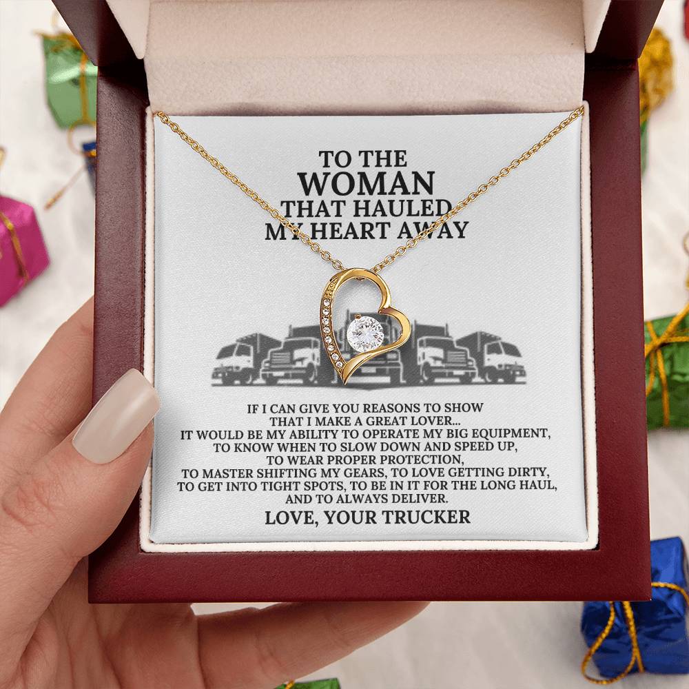 Reasons Of Truckers That Makes Them Better Lover Necklace Gift... Forever Love Necklace