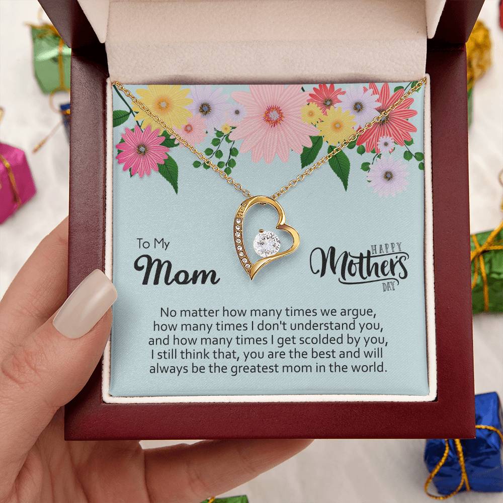 Mother's Day Gift  Necklace For Mom  Mother's Day Necklace  Best Gift For Mom  Mother's Day Necklace Forever Love Necklace