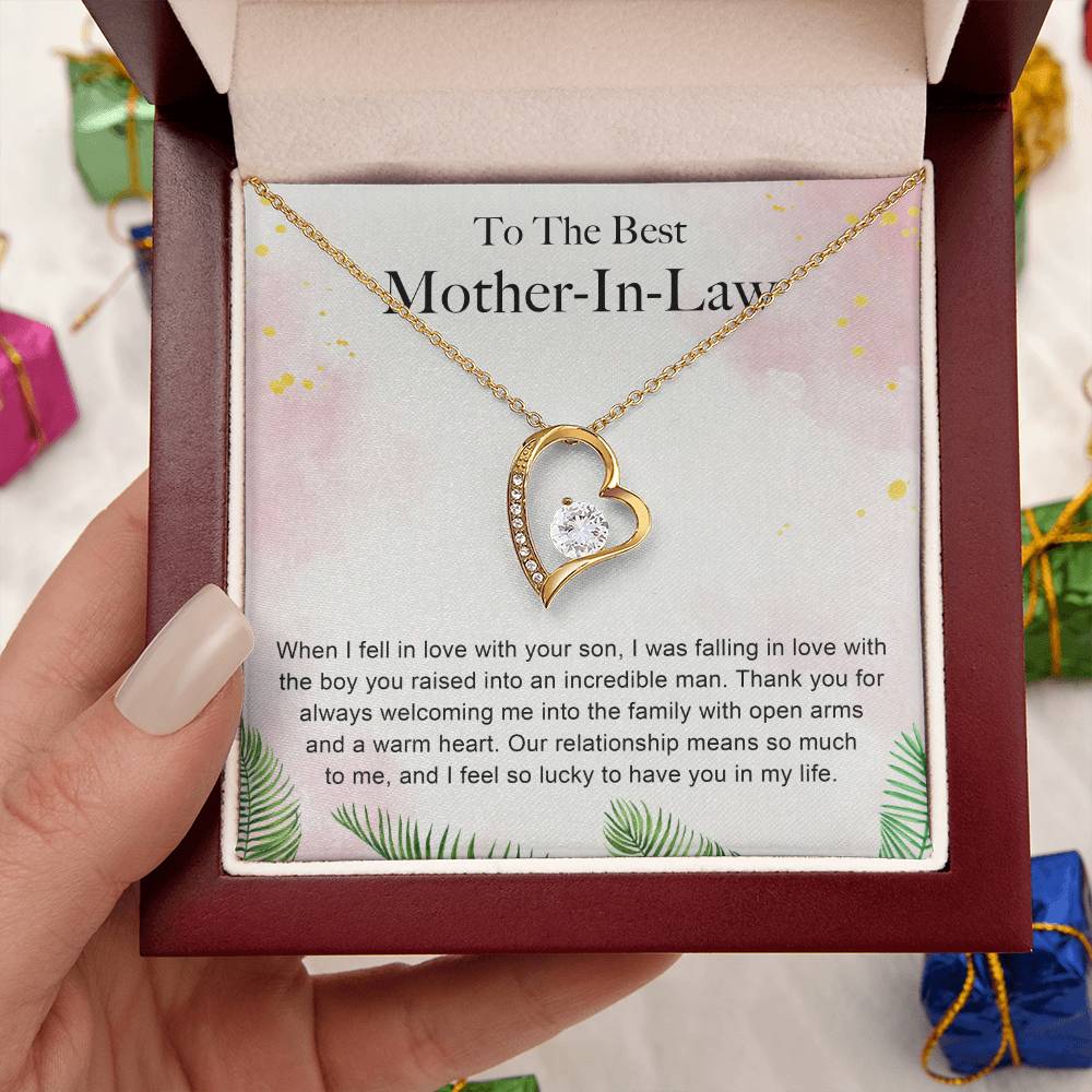 When I Fell In Love With Your Son Forever Love Necklace