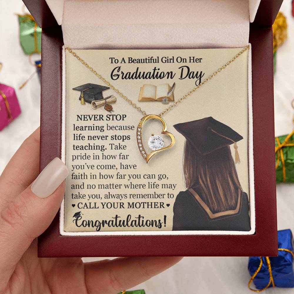 Graduation 2021 From Mother - Forever Love Necklace™ Forever Love Necklace