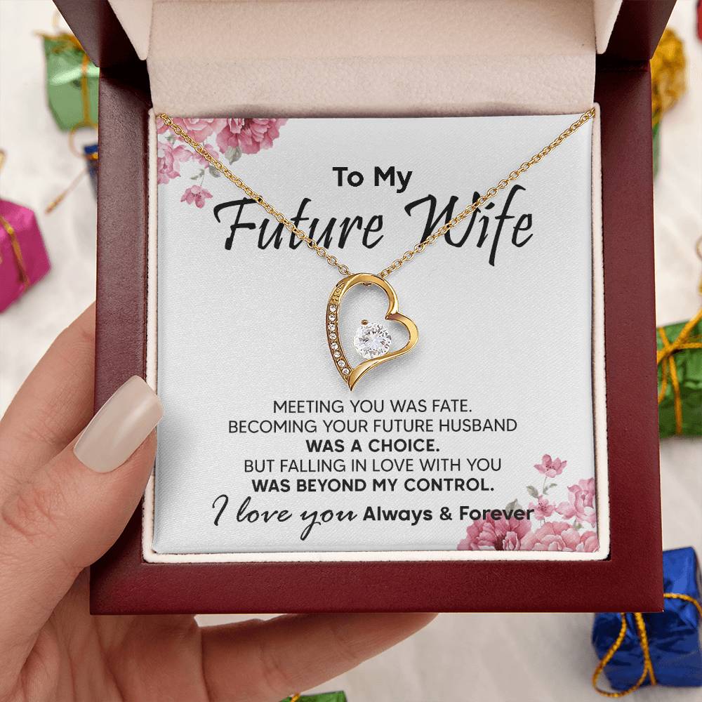 To My Future Wife - Forever Love Necklace - So145 Forever Love Necklace
