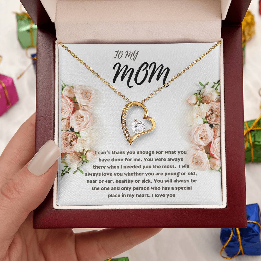 Special Gift For Your Mom Forever Love Necklace