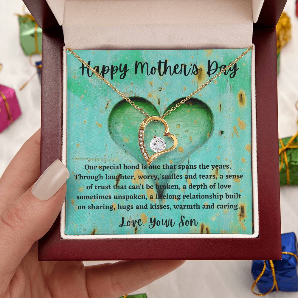 Happy Mother's Day Forever Necklace Love Your Son 1 Forever Love Necklace