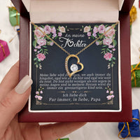 Geschenke Papa Für Tochter Herz Herzkette Forever Love Necklace