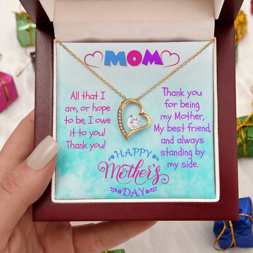 Mummy To Be Necklace Gift New Mum Gift To My Mummy Gift From Unborn Baby New Mom Gift From Husband Baby Bump Gift New Mommy Gift Idea 2 Forever Love Necklace