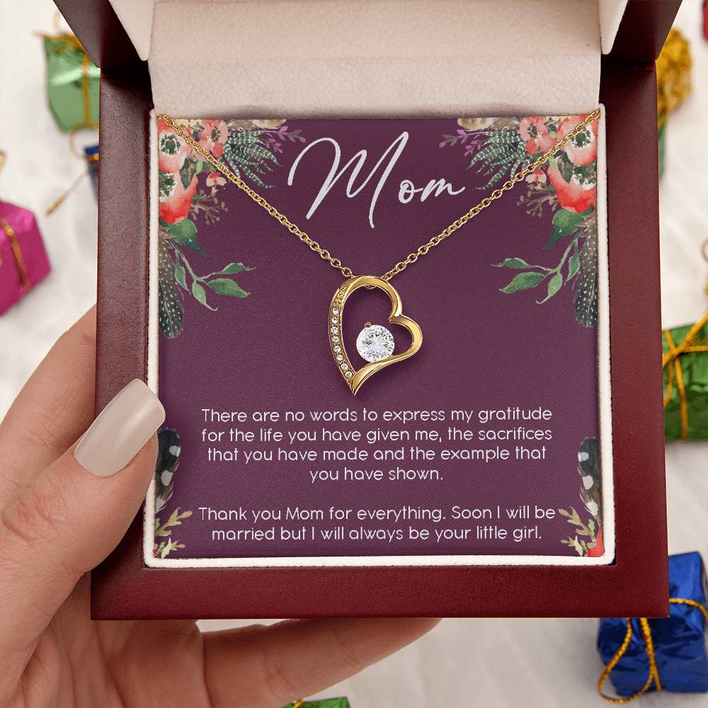 Mother Of The Groom Gift From Bride Customize Motherinlaw Giftgift For Mother Of The Groom Mother Of The Groom Forever Love Necklace Forever Love Necklace
