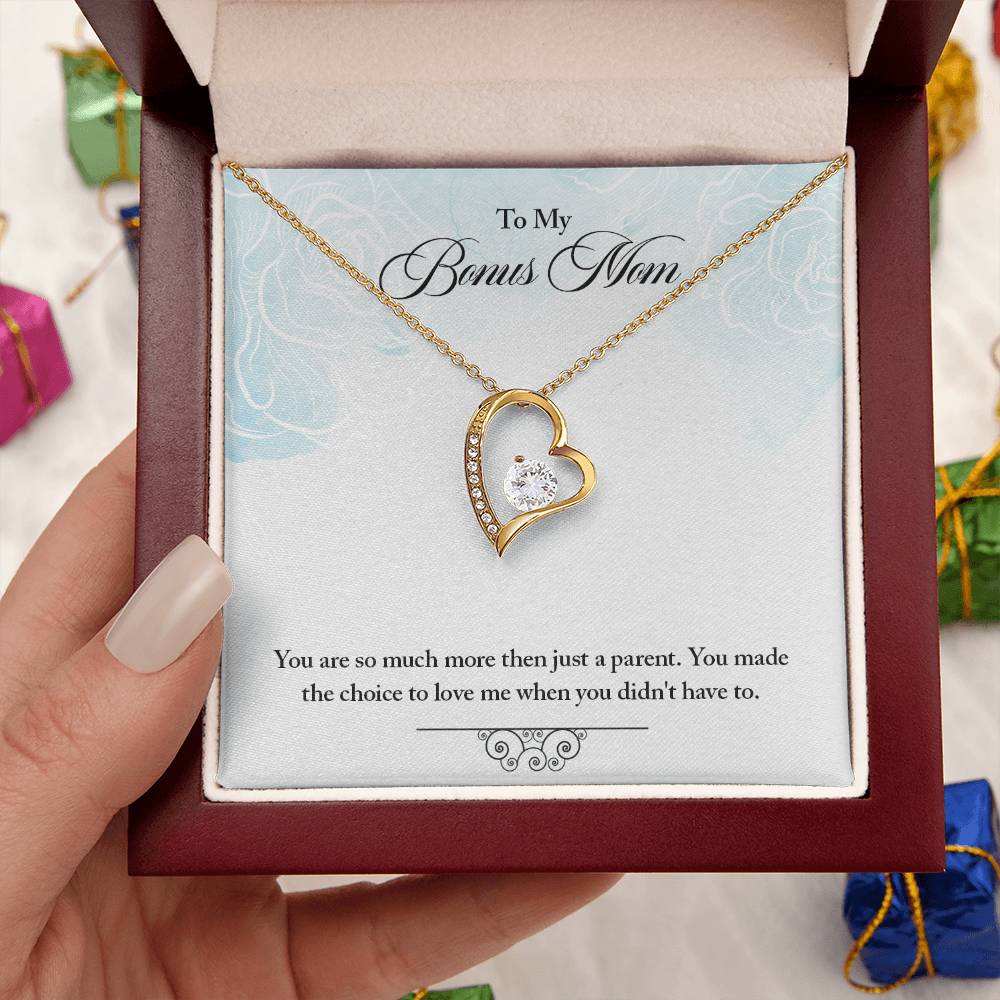 To My Bonus Mom You Are So Much More Then Just A Parent Necklace 1 Forever Love Necklace