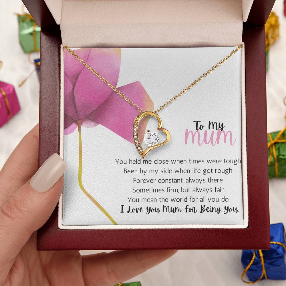 I Love You Mum Forever Love Necklace