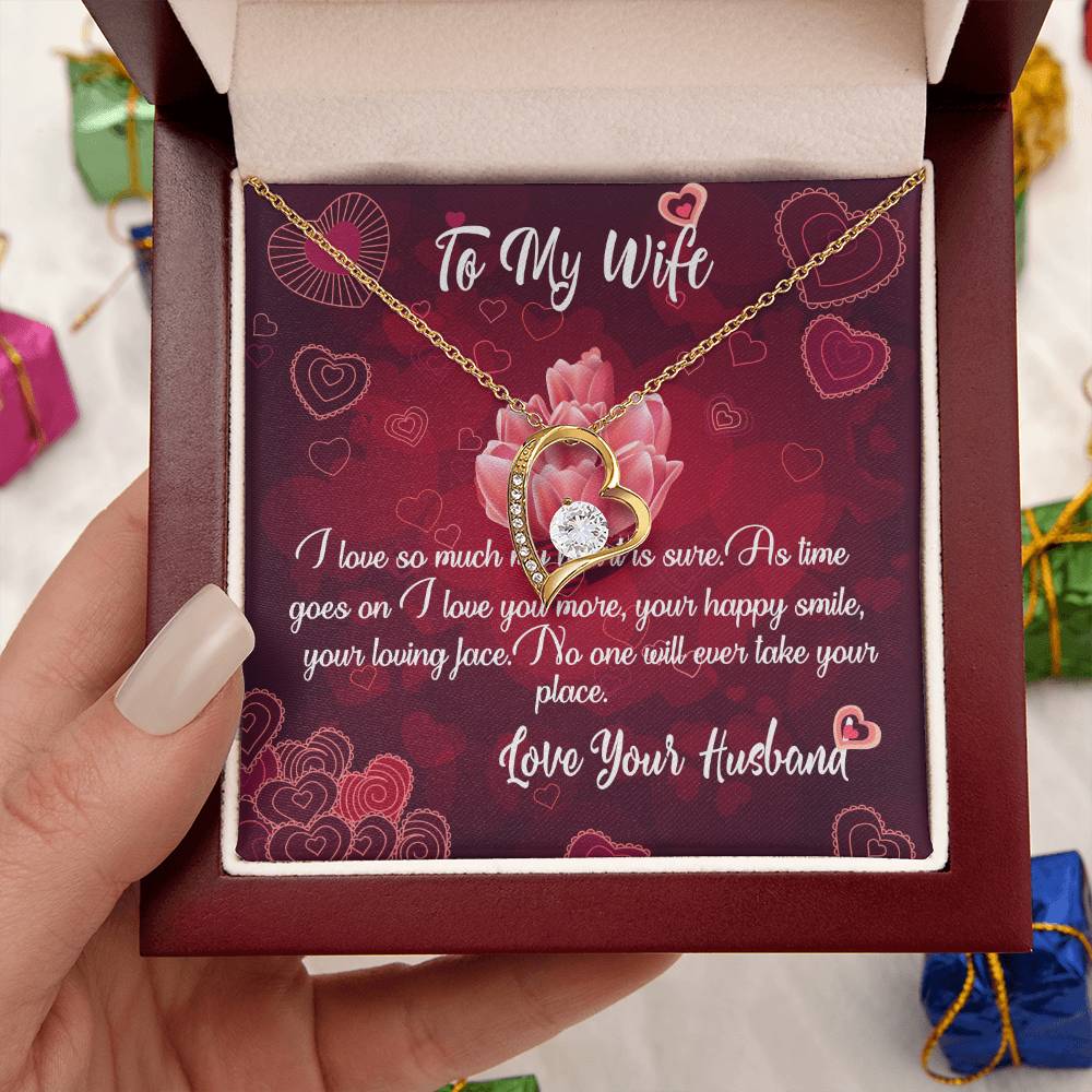 Husband To Wife - I Love So Much Forever Love Necklace Forever Love Necklace