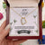To My Wife - Forever Love Necklace Gold Forever Love Necklace