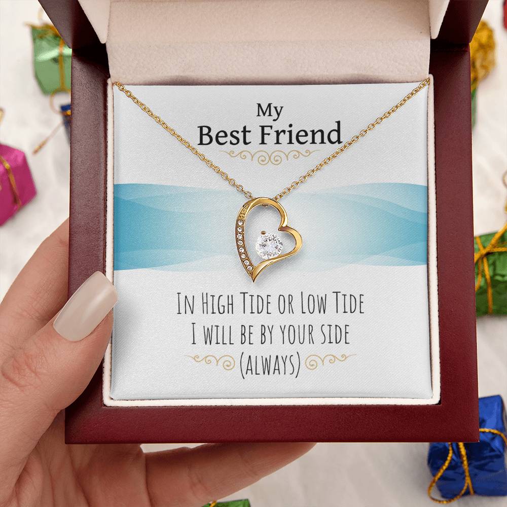 My Best Friend I Will Be By Your Side Necklace 1 Forever Love Necklace