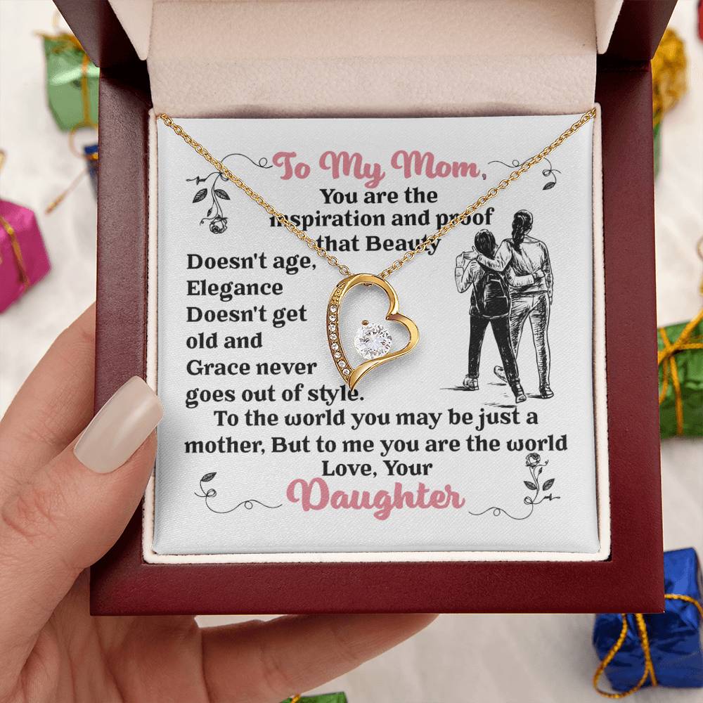 Gift For Mom - Forever Love Necklace Forever Love Necklace