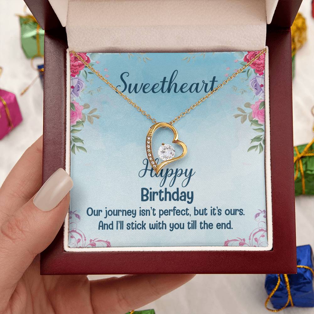 Happy Birthday To My Love - Forever Love Necklace Forever Love Necklace