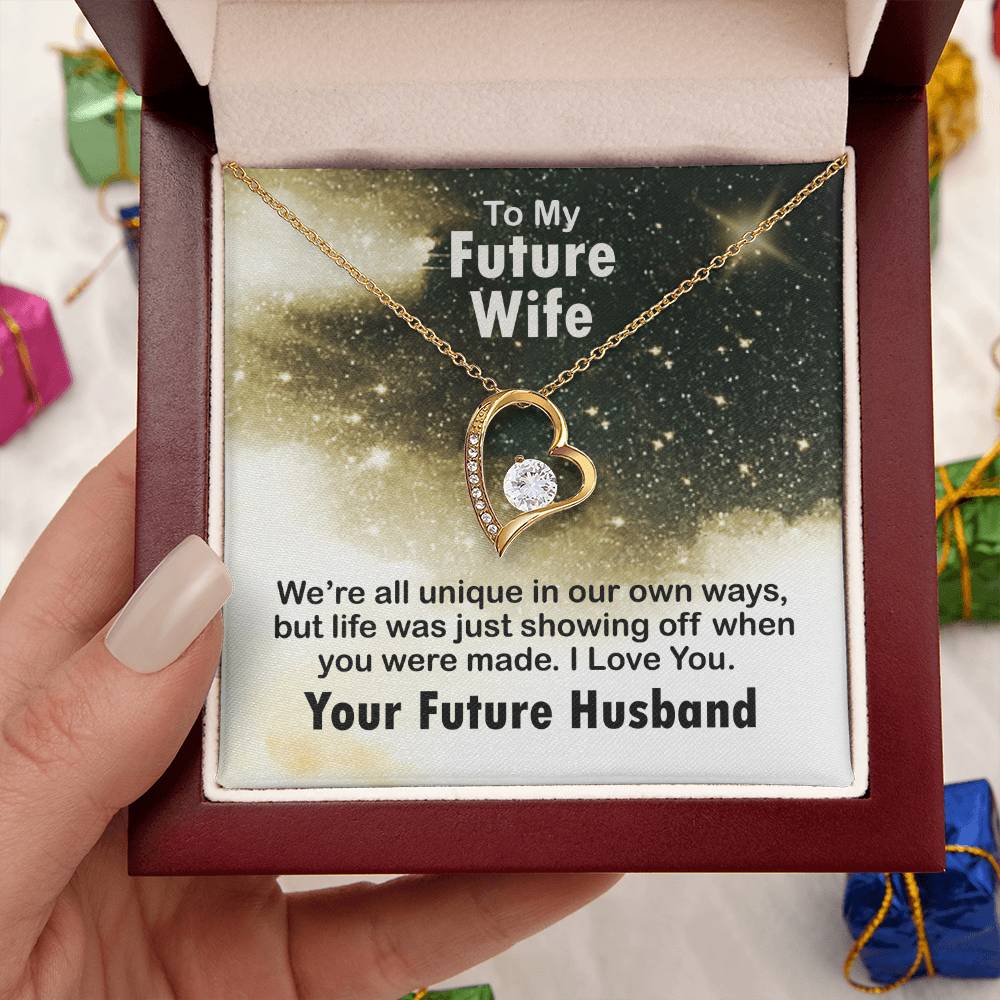 Present Gift For Future Wife Forever Love Necklace