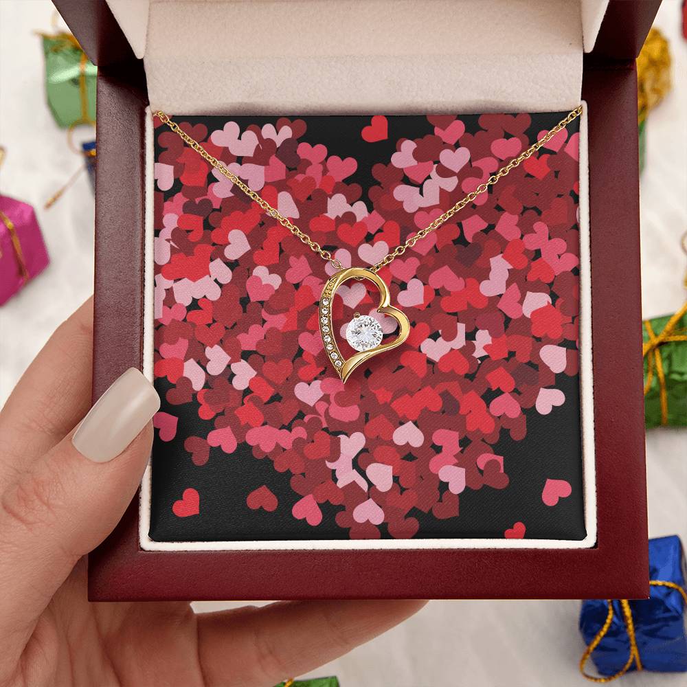 Heart Cluster 1 Forever Love Necklace