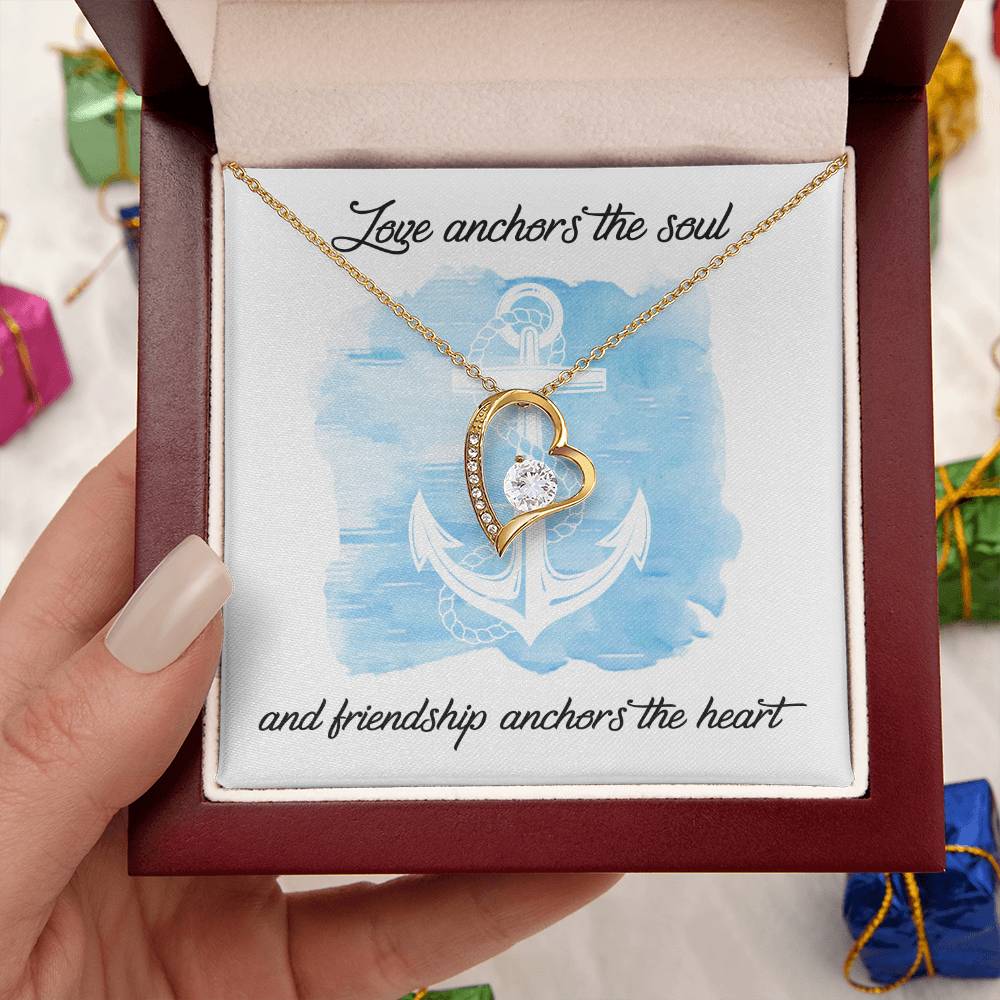 Best Friend Gift Best Friend Necklace Best Friend Distance Gifts Best Friend Birthday Gift To My Best Friend Hearts Necklace 1 Forever Love Necklace