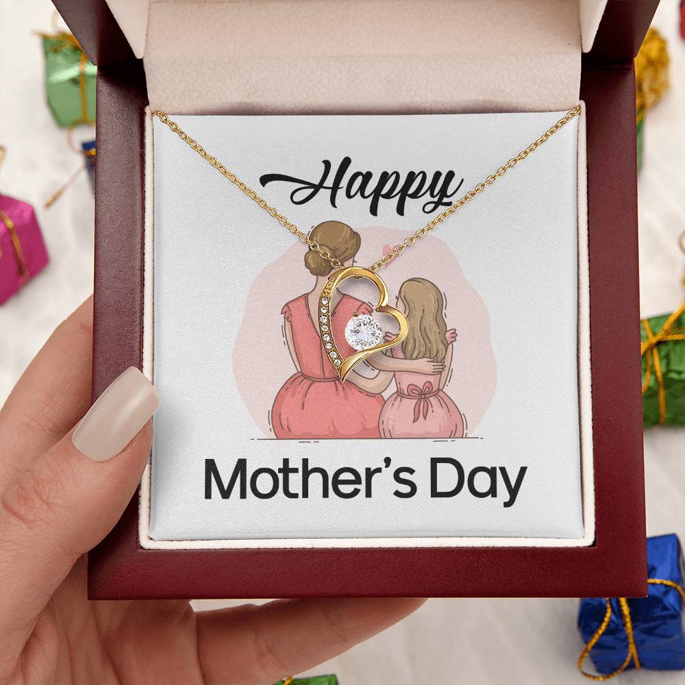 Happy Mother's Day 2 1 1 Forever Love Necklace