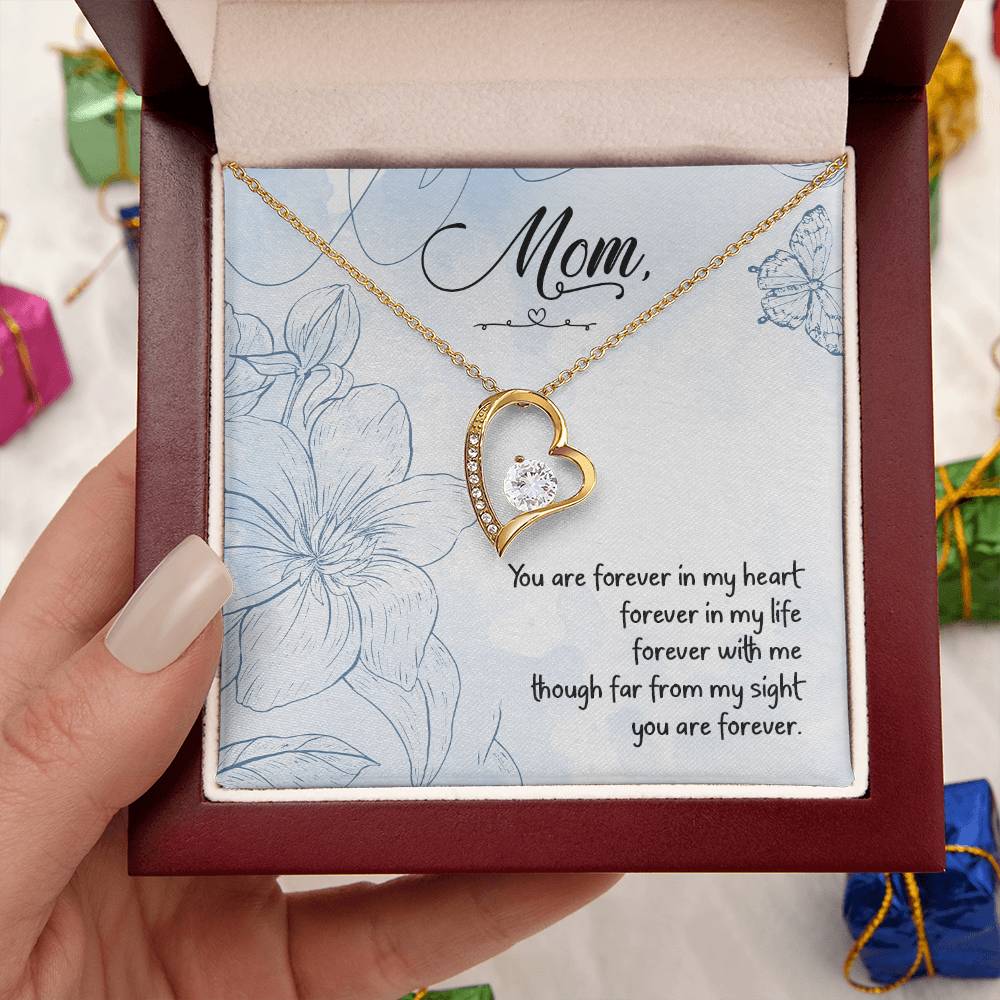 Mom You Are Forever In My Heart Forever In My Life Forever Love Necklace