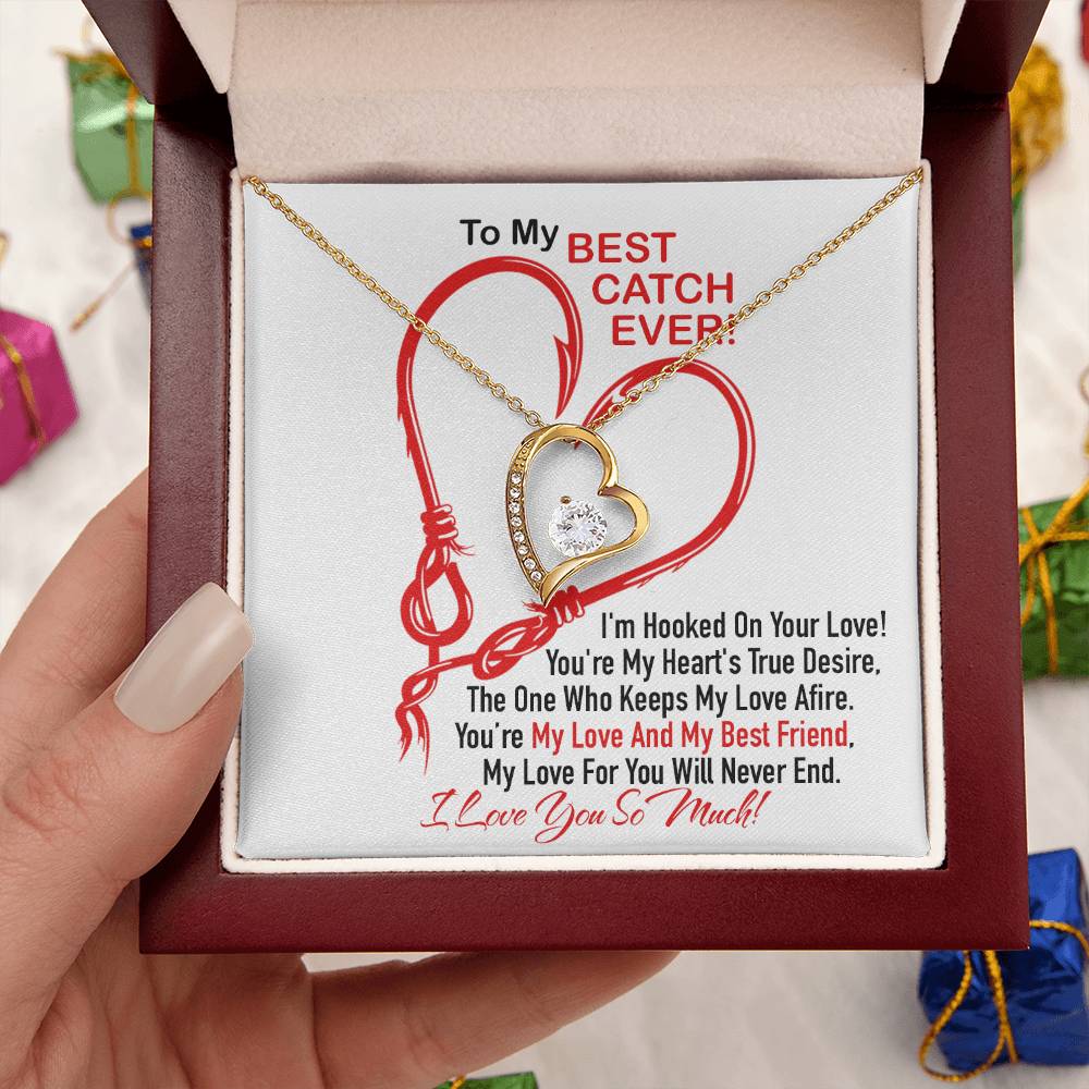 Forever Love Necklace - Best Catch Ever! Forever Love Necklace