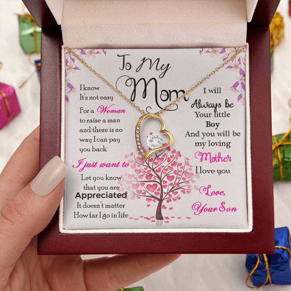 Neckless For Mother By Son Forever Love Necklace